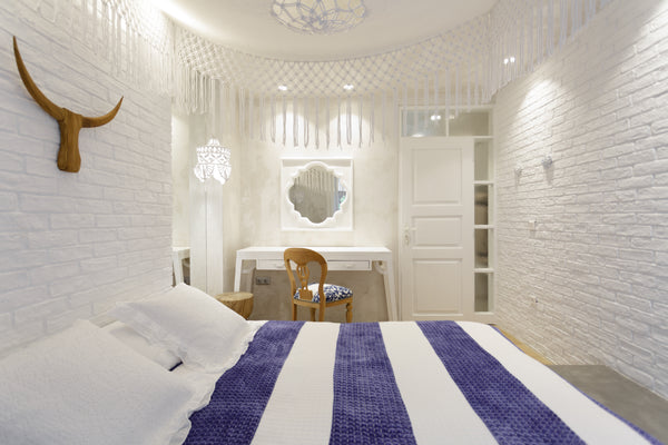 Bright white decor with an artist's touch is evident in every part of this lovel Thira, Greece Stylish, Quiet & Relaxing, a Hidden Gem near the Acropolis Entire rental unit vacation rental 20120064