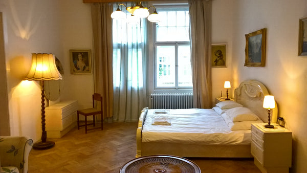 Our bright and very spacious apartment is newly renovated and has a comfy and wa Prague, Czechia Modern Large Apartment M4B Entire condo vacation rental 6369659