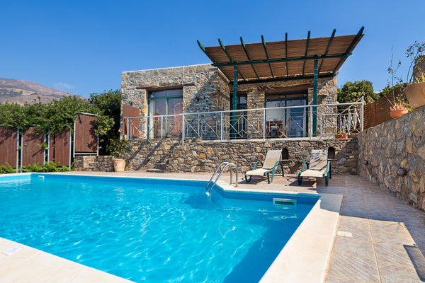 Villa Livadia is a 2 bedroom stone built house situated on a slope of a hill. It Chania, Greece Villa Livadia priv. pool - 13 min. from Elafonisi Entire villa vacation rental 9656860