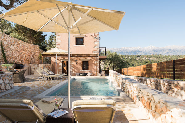 Hestia is an exclusive newbuilt stone villa , a part of Rhea-Residence com, with Oslo, Norway Hestia in Rhea Residence Gavalochori, private pool Entire villa vacation rental 27534371