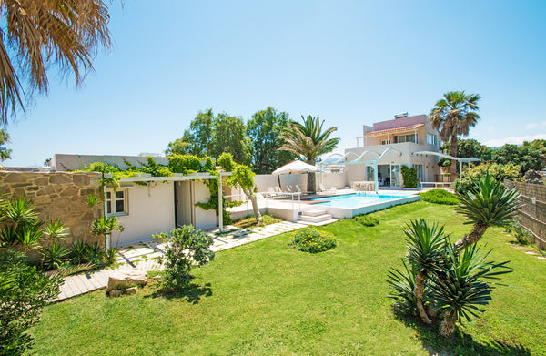 Almirikia villa is located right on the beach of Sfakaki area in Rethymno town.  Rethimnon, Greece Almirikia Waterfront Villa, Near Amenities, Pool Entire villa vacation rental 12716300