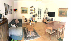 My home. <br /><br />It's in the heart of Nørrebro, the most cozy residential ar Copenhagen, Denmark Style, Danish design classics, and a front garden Entire condo vacation rental 14955033