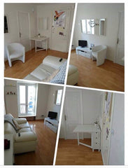 A very bright room in my 46 m2 apartment in Paris... There is a TV in the living South Africa Shared mezannine room in cozy Paris apartment Shared room in rental unit vacation rental 22006770