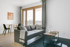 Show up and start living from day one in Vienna with this sophisticated studio B Vienna, Austria Favoriten Studio w Gym & Bike Storage, nrMetro Entire rental unit vacation rental 582375432488699212