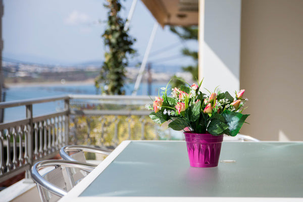 A spacious, decorated, fully equipped apartment in the first floor with amazing  Chania, Greece Amazing Sea View Apartment with Private Parking Entire rental unit vacation rental 17665672