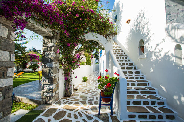 cozy and cute studio for 2 persons with a private terrace. there are many steps  Paros, Greece Double bed studio in terrace with city view Room in boutique hotel vacation rental 15075367