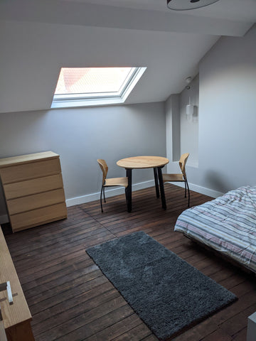 Appartement entièrement rénové et très cosy. Très lumineux.<br />La cuisine ouve Schaerbeek, Belgium Chambre cosy à 10min à pied de la Gare du Nord Private room in rental unit vacation rental 48376103