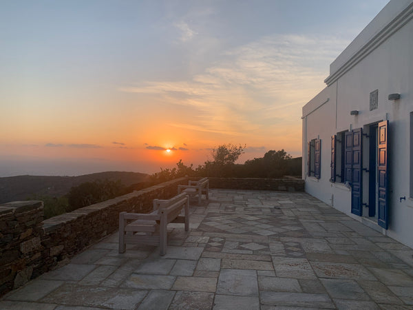 Maro’s Majestic View is surrounded by a beautiful garden and a magnificent terra  Maro Majestic View Luxurious Privacy Cycladic home vacation rental 24627804