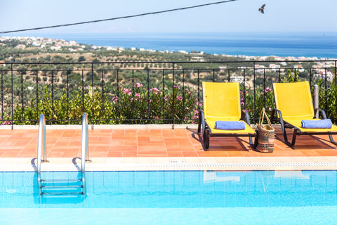 - Eco friendly pool <br />- Amazing views & sunsets <br />- Idyllic location<br  Greece Luxurious villa, idyllic view, 5km from town&beach Entire villa vacation rental 864607