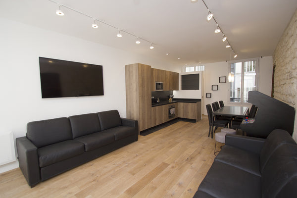 Magnifique appartement de designer aménagé pour 4 à 8 personnes en plein cœur du Paris, France M23 Appartement contemporain familial  Montorgueil Entire loft vacation rental 20755411