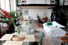 Loft atypique en haut des Pentes de La Croix Rousse. <br />L'appartement typique Lyon, France Canut type loft à Croix Rousse avec vue imprenable Entire loft vacation rental 20720836