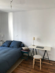 In a 75 Sq meter apartment, on the 2d floor, is the 14 Sq meter bright bedroom ( Paris, France Paris City Center, Spacious Bedroom + Living Room Private room in rental unit vacation rental 24132535