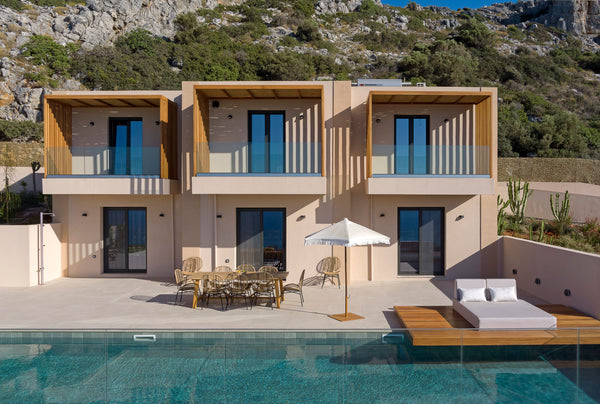 This Four Bedroom Villa offers an idyllic view over the Cretan Sea in a calming   Four Bedroom Sea View Villa with Private Pool Private room in resort vacation rental 573070370776697392