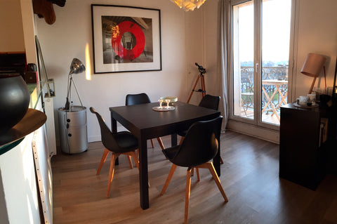 1 Bedroom apartment for up to 2 people, with a large living room and balcony wit Paris, France Big  appartment with view for 2 Entire rental unit vacation rental 166370