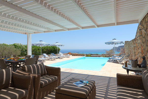 Villa Aegean Blue View is a modern 3 bedroomed frontline villa with a private po Epsom, United Kingdom Villa Aegean Blue View with private infinity pool Entire villa vacation rental 47367376