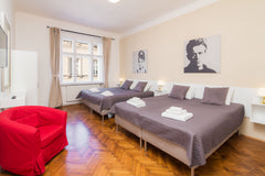 Our 3 bedrooms Ap is best solution for bigger groups, composed of 3 large bedroo Prague, Czechia OldTown Prague 3Bedrooms Apart - Vincanto 9 people Entire rental unit vacation rental 31481113