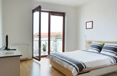 New flat: 55 m2  (592 sq feet)<br />Fully equipped<br />Lift, Large Terrace, Bal Prague, Czechia Spacious New Flat 15 min to Center Entire condo vacation rental 3337262