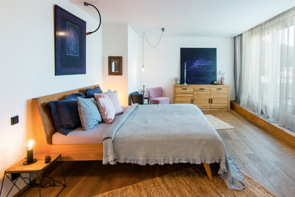 Drink in the spectacular view from the bedroom (the terrace is now under reconst Prague, Czechia Stylish Loft with View of Prague Castle Entire loft vacation rental 14854167