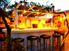 My place is literally steps from Ftelia Beach, there are 2 really great beach ba Mikonos, Greece Ftelia Surf House Cycladic home vacation rental 13422666