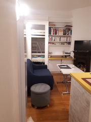 Petit appartement 2 pièces de 24 m2 en RDC donnant sur cour avec belle terrasse  Paris, France Charmant studio 24 m2 proche Montmartre Entire rental unit vacation rental 18864418