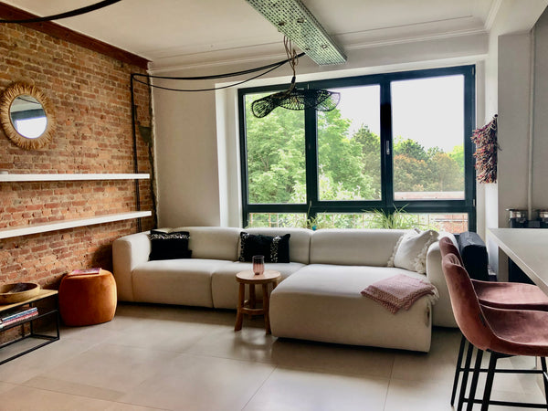 When entering the apartment after a 3 floors climb of the stairs, you ‘ll feel l Antwerpen, Belgium Stay in a designers place and donate Entire loft vacation rental 772842