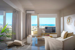 Family Suite is the most luxurious accommodation option at Notos Heights Hotel & Malia beach, Greece Deluxe Suite Sea Vew Shared Pool +BB Room in hotel vacation rental 21019422