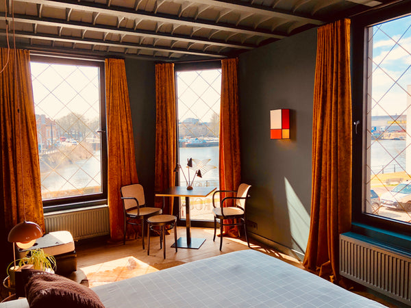 Enjoy a stay in a luxury decorated suite with astonishing views on the old docks Ghent, Belgium Espresso suite Entire guest suite vacation rental 22324768