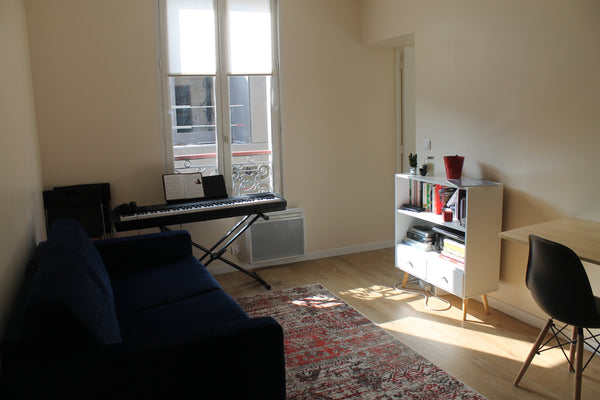 Nice and clean 1-bedroom apartment with a living-room with a fully equipped open Paris, France Sunny apartment near metro station Stalingrad Entire rental unit vacation rental 28357161