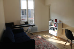 Nice and clean 1-bedroom apartment with a living-room with a fully equipped open Paris, France Sunny apartment near metro station Stalingrad Entire rental unit vacation rental 28357161