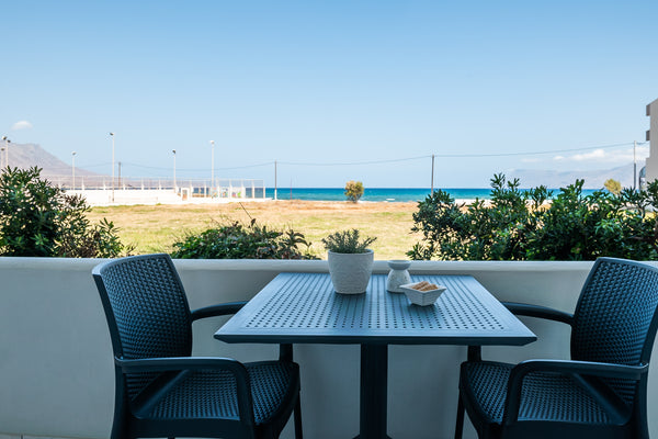 The apartments Sea Daffodil are located 200 m from the amazing sandy beach of Pl Chania, Greece Sea Daffodil apartments  with Sea View. Entire condo vacation rental 24734583
