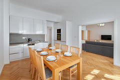 Spacious 95 m² (1023 ft²) apartment with a modernly equipped living room, a comp Prague, Czechia 2 Bedroom Family Apartment Room in serviced apartment vacation rental 2064781