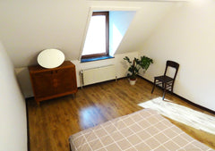 Bright and pleasant pitched roof penthouse apartment with endless living-room, a Brussels, Belgium Bright apartment in Saint Gilles penthouse Entire rental unit vacation rental 35857549