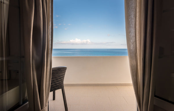 The two accommodation buildings, are located in a quiet area, just over Agios So Greece Giourgas Studio with secluded beach(N.7) Room in aparthotel vacation rental 16842478