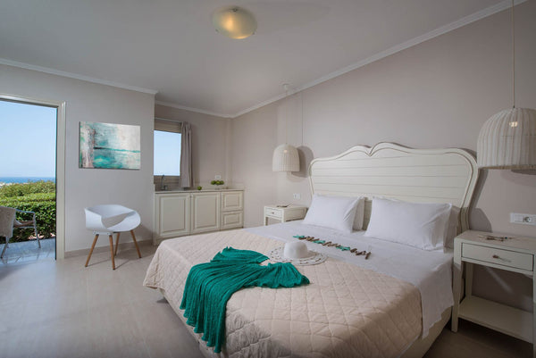 Deluxe Category is a special & new category in Notos Heights Hotel & Suites, wit Malia beach, Greece Deluxe Mini Suite Sea View Shared Pool (A7)+ BB Room in hotel vacation rental 21116383