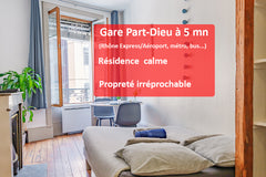 Most appreciated district of Lyon by the locals and visitors<br /><br /><b>The s Lyon, France ✅  Part Dieu / Brotteaux Entire rental unit vacation rental 32068298