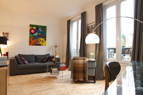 Appartement renové lumineux dans le 10ème arrondissement de Paris, entre Bellevi  ✅ Appartement 2 pièces cosy - Cosy 2 rooms flat Entire rental unit vacation rental 4919564