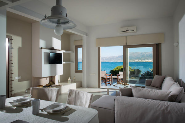 Quiet sea front house with spectacular sea view. Villa Asterias (80 square meter Malia, Greece Villa Asterias sea-front House Entire home vacation rental 3607163