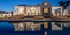 A luxurious retreat right in the center of the island. An open space area with m Greece Samsara - Santorini Luxury Retreat Cycladic home vacation rental 24408638