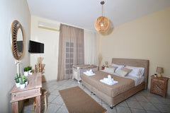 The house is located in the traditional village of Mesaria, within a complex of   Panoramic view #1 Cycladic home vacation rental 35591998