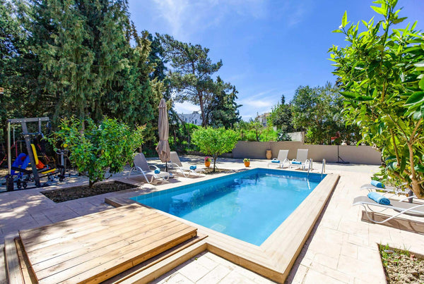 This lovely three bedroom villa is located in the charming village of Koskinou a Maidstone, United Kingdom Charming villa w/ pool, BBQ, A/C & WiFi. Entire villa vacation rental 42256788