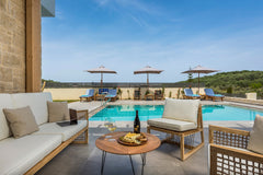 The newly built Belair Villas are located outside the village of Vamvakopoulo in Rethimnon, Greece Perfect location, private pool, hot tub and gym! Entire home vacation rental 50061867
