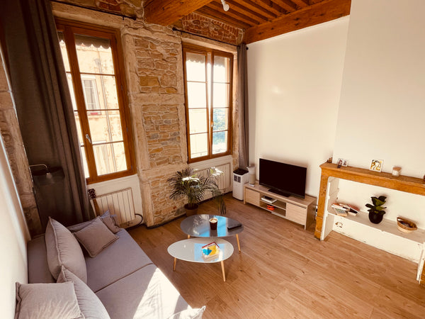 Au cœur des pentes de la Croix Rousse, cet appartement 