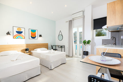 Beta Studio is one of the most privileged studios in the area of Ammoudara. It i Heraklion, Greece Beta Studio - Summer studio 3' walk from the beach Entire rental unit vacation rental 24217874