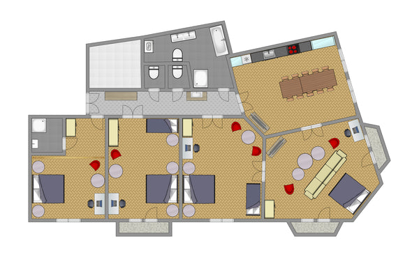 Our luxury super spacious apartment boasts a stunning view and directly overlook Prague, Czechia Florentinum Premium 3-Bedrooms, Balcony (Old Town) Entire rental unit vacation rental 29553200