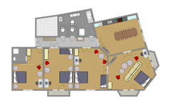 Our luxury super spacious apartment boasts a stunning view and directly overlook Prague, Czechia Florentinum Premium 3-Bedrooms, Balcony (Old Town) Entire rental unit vacation rental 29553200