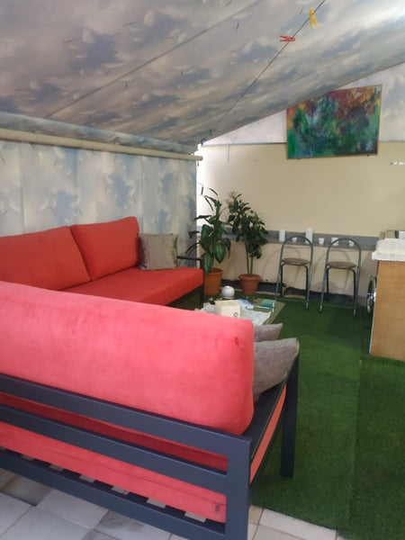 A cozy and freshly renovated studio, with a spacious veranda looking at the sea  GR Quiet studio with veranda, sea and mountain view Entire condo vacation rental 599741880565580141