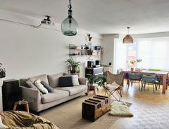 Notre appartement a été rénové et modernisé avec des matériaux choisis avec soin Brussels, Belgium Appt. spacieux cocoon à Bxl Entire rental unit vacation rental 49558902