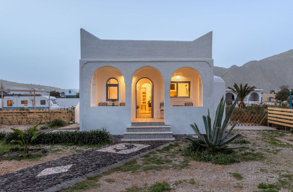 The Beach House, a traditional Cycladic white house, is located right on the bea Athens, Greece Beach House Perivolos Santorini Cycladic home vacation rental 51777180