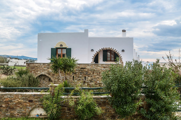 The house is 100sqm, has outdoor terraces and a paved area of natural stone in t Naxos, Greece VACATION HOUSE IN A QUIET AREA NEXT TO THE BEACH Entire home vacation rental 25132826