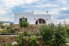 The house is 100sqm, has outdoor terraces and a paved area of natural stone in t Naxos, Greece VACATION HOUSE IN A QUIET AREA NEXT TO THE BEACH Entire home vacation rental 25132826